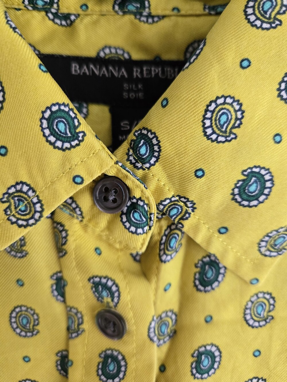 Banana Republic Silk Button-Down Shirt